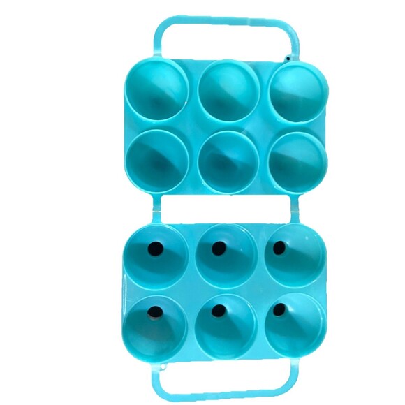 VINTAGE 1990s Jello Jiggler Shots Easter Egg Mold BLUE - Picture 3 of 4